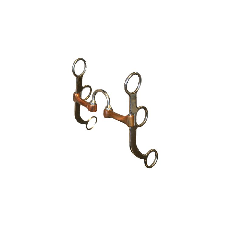 BOB AVILA CORRECTIONAL BIT INOX COPPER MOUTH FLAT RODS AVB-121