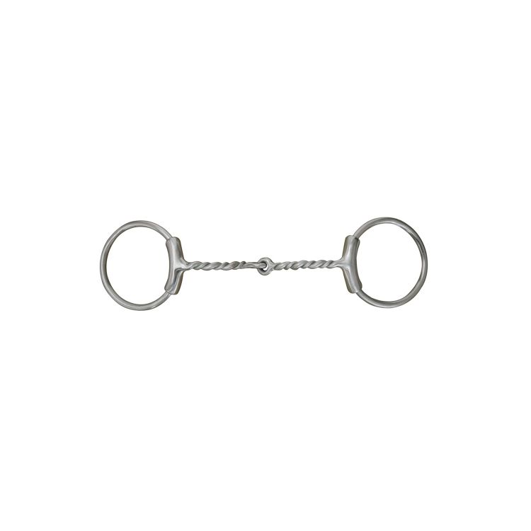 METALAB BRUSHED RING SNAFFLE BIT