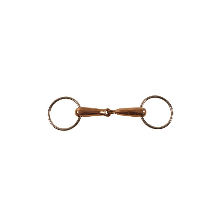 HOLLOW COPPER SNAFFLE BIT