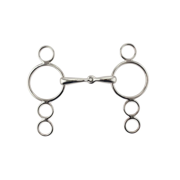 PONY SOLID 4-RING GAG BIT