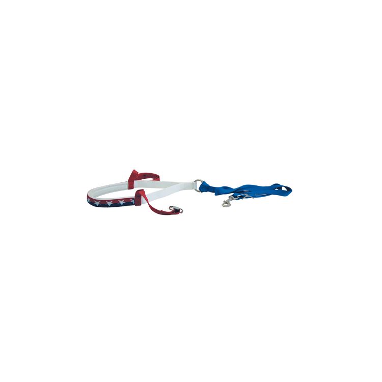 LAKOTA STARS AND STRIPES NOSEBAND AND TIEDOWN IN NYLON