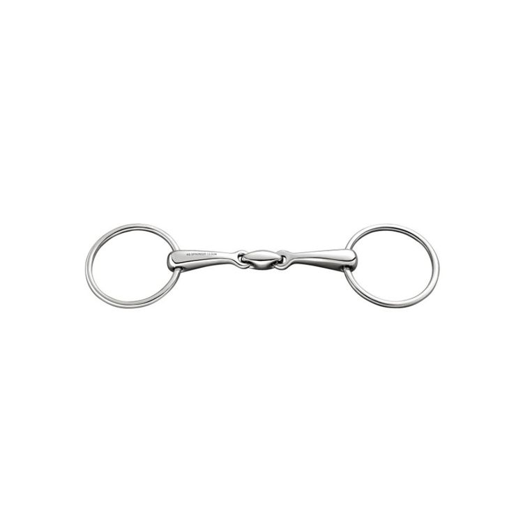 LOOSE RG. SNAFFLE ST.ST. 18MM DBL.J. W. 70MM ST.ST. RG.