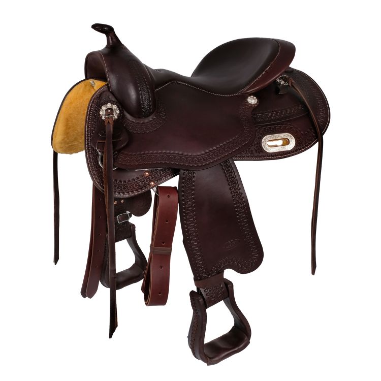 ROUND REINER FREEMAX SADDLE BUFFALO LEATHER