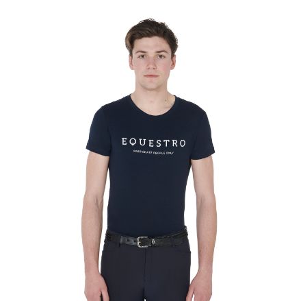 Men's slim fit t-shirt with contrasting writing