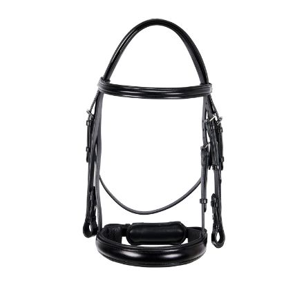 Leather dressage bridle