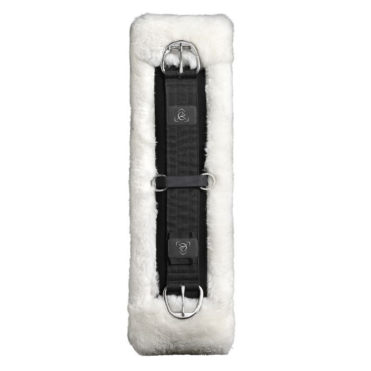 ACAVALLO WESTERN WIDE CLASSIC GEL GIRTH SAVER WITH SHEEPSKIN