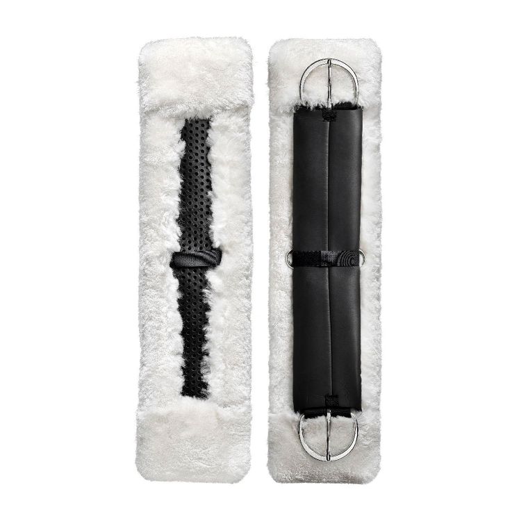 ACAVALLO WESTERN CLASSIC GEL GIRTH SAVER WITH SHEEPSKIN