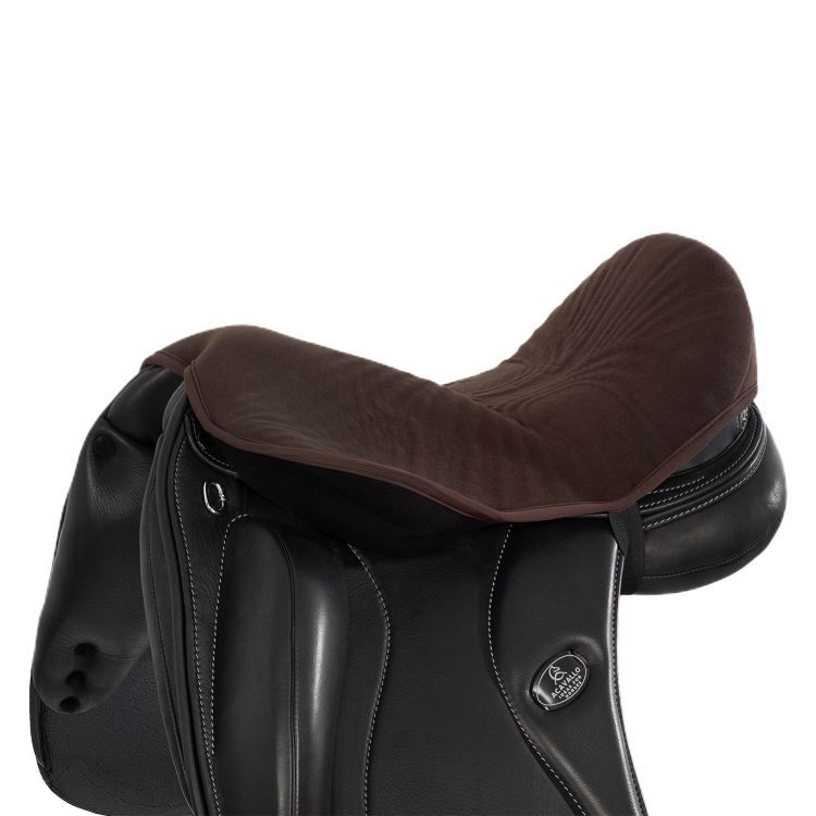 ACAVALLO AIR PLUS GEL 10MM THICKNESS DRESSAGE SEAT SAVER WITH DRI-LEX