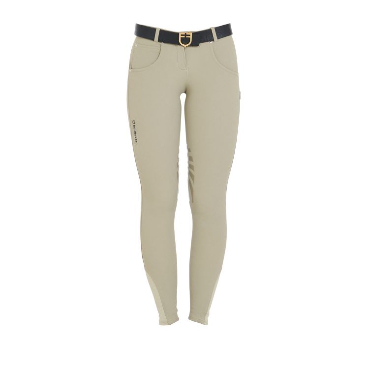 Women's slim fit breeches with grip