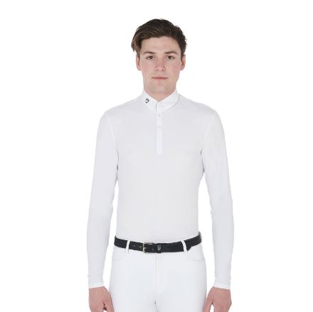 Men's long sleeve competition polo shirt