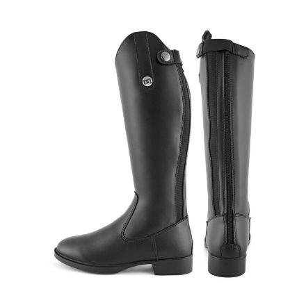 DERBY JUNIOR RIDING BOOTS WITH BACK ZIPPER SYNTHETIC LEATHER