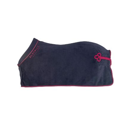ACAVALLO FLEECE STABLE RUG WITH ROUND PADDED SOFT COLLAR (800g)