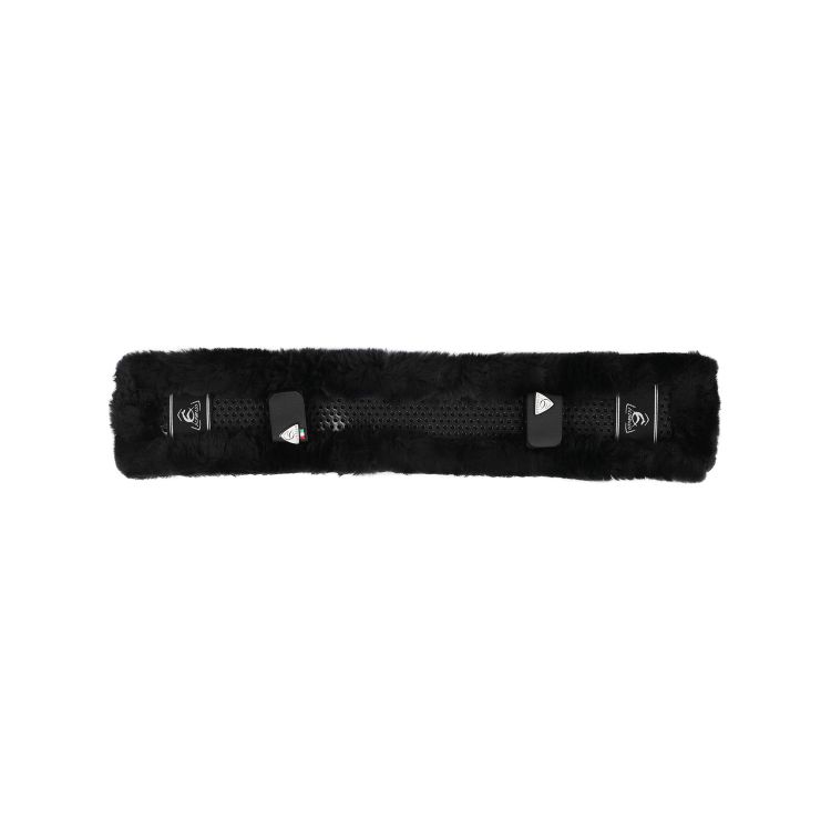 ACAVALLO CLASSIC GEL SHORT GIRTH SAVER WITH SHEEPSKIN