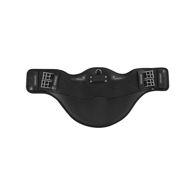ACAVALLO GEL & PVC SHORT STUDGUARD GIRTH STAINLESS STEEL BUCKLES