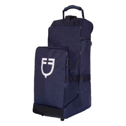 Riding boots and cap bag with rubber reinforcement