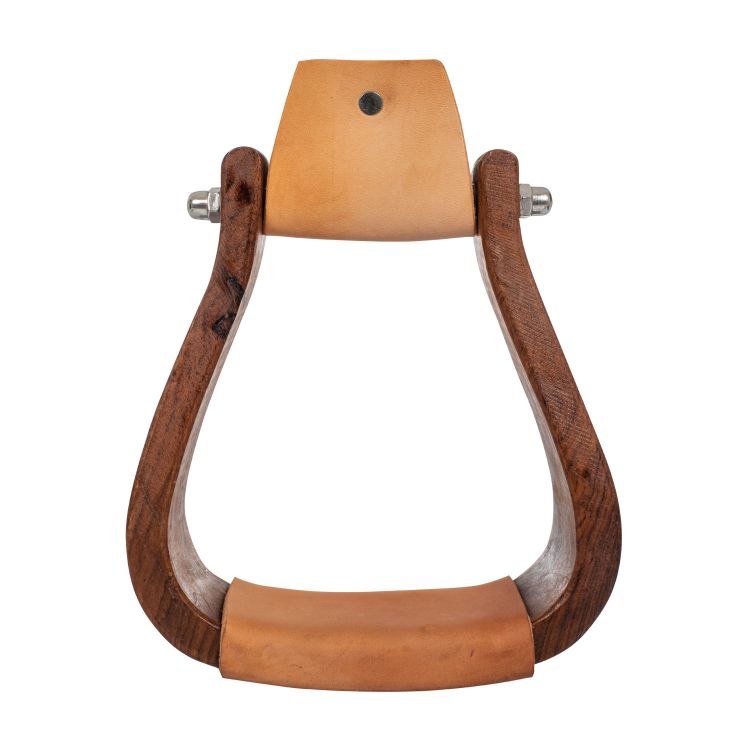 WESTERN WOODEN STIRRUPS WIDE BENCH