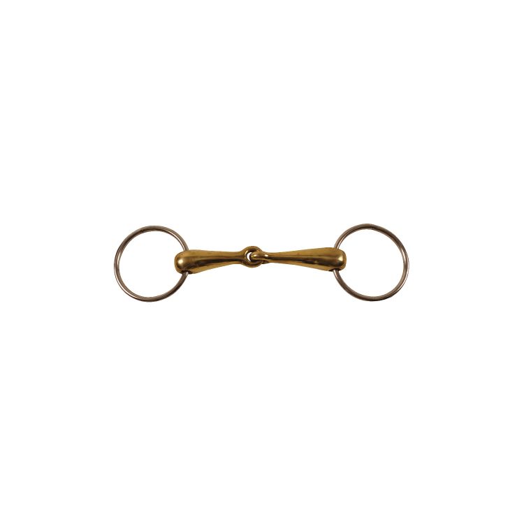 SOLID GERMAN COPPER SNAFFLE BIT