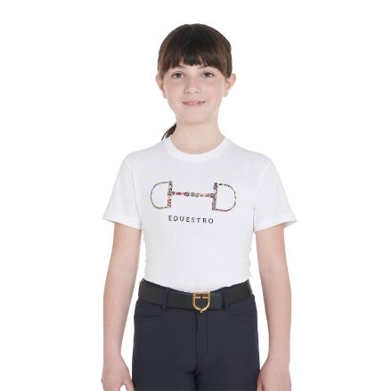 Kids' slim fit t-shirt with snaffle bit