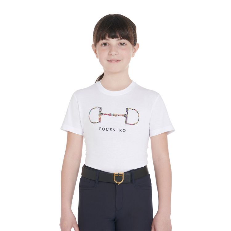 Kids' slim fit t-shirt with snaffle bit