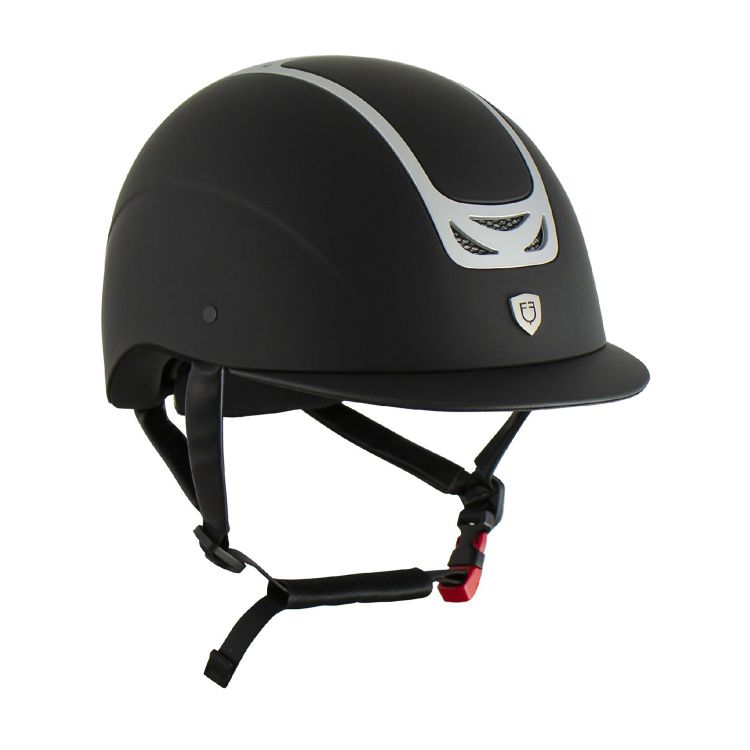 Helmet with silver frame