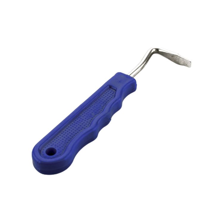 DELUXE HOOF PICK WITH PLASTIC HANDLE