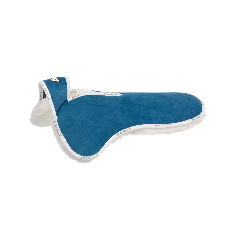 Withers free memory foam half pad with sheepskin