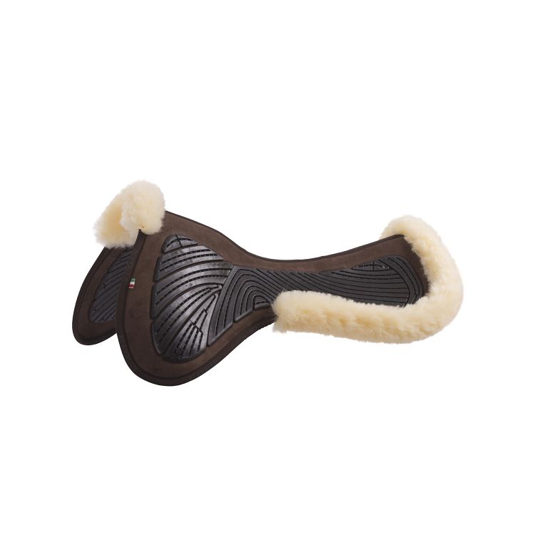 ACAVALLO CLOSE CONTACT TWIN SIDED CLASSIC GEL PAD HALF SHEEPSKIN EDGE