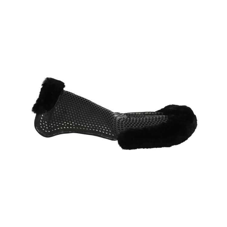 ACAVALLO GEL PAD SHEEPSKIN CUT OUT WITH BACK RISER