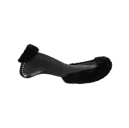 ACAVALLO GEL PAD CUT OUT SHEEPSKIN WITH FRONT RISER