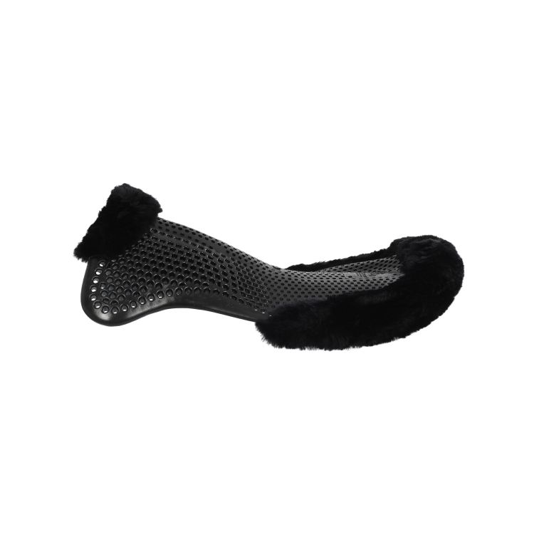 ACAVALLO GEL PAD CUT OUT SHEEPSKIN WITH FRONT RISER