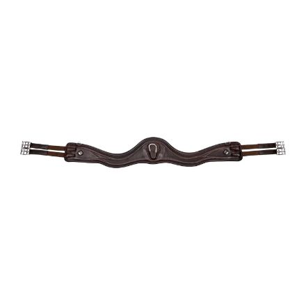 GEL-TEK ANATOMIC JUMPING GIRTH BROWN