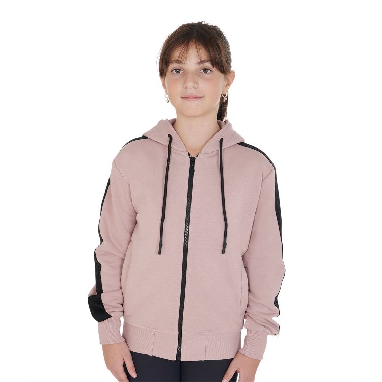 Girls' slim fit hooded sweatshirt