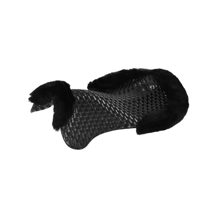 ACAVALLO RESPIRA AIR RELEASE GEL PAD WITH BACK RISER CUT OUT SHEEPSKIN