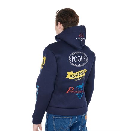 MULTILOGO UNISEX HOODED JACKET