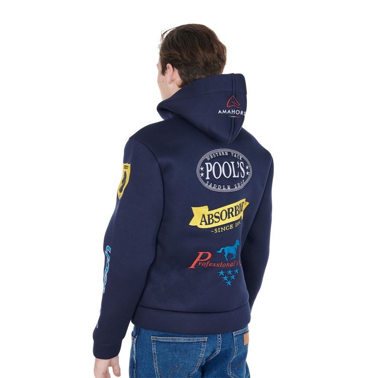 MULTILOGO UNISEX HOODED JACKET