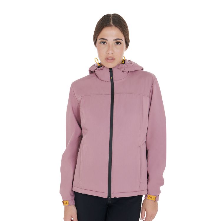 Women's rainproof jacket in technical fabric