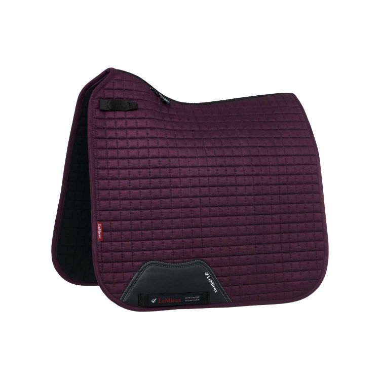 SUEDE DRESSAGE SQUARE FIG