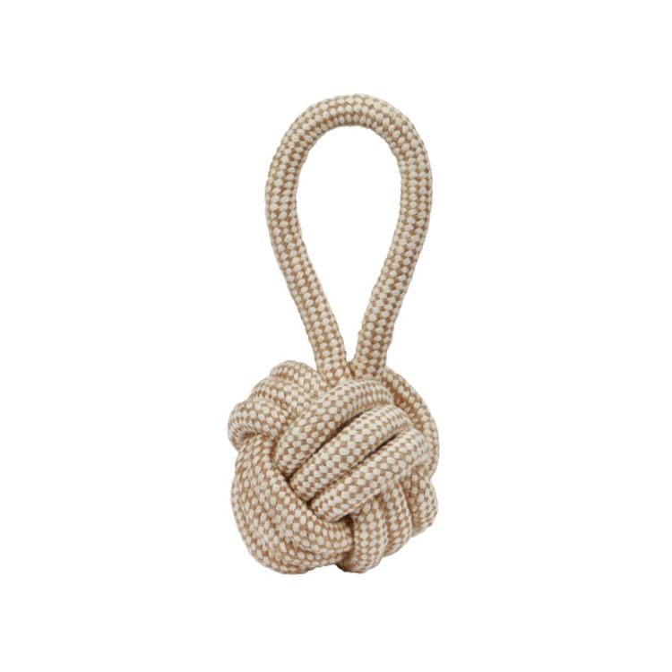 BALL WITH JUTE ROPE XL 31CM Ø12CM