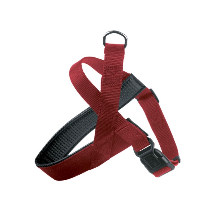 NYLON PLUS HARNESS 80-100 CM RED