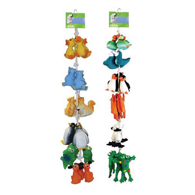 18 PIECE ASSORTED VINYL TOYS