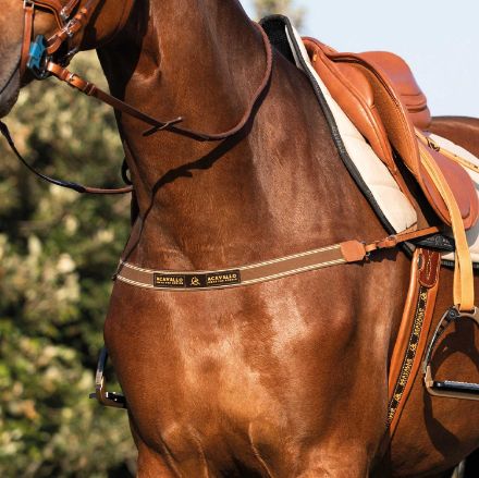 ACAVALLO SINGLE ELASTIC BREASTPLATE