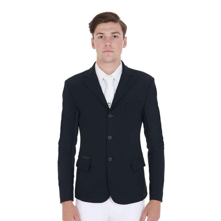 Men's competition jacket with side zip pocket