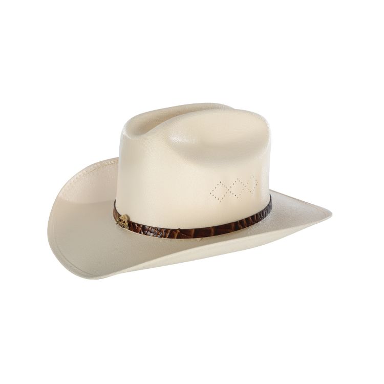 CHILD STIFF STRAW HAT