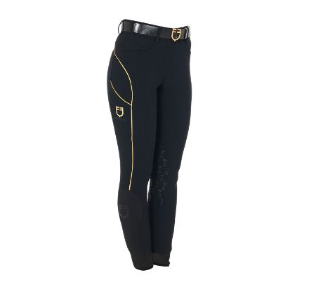 Women's slim fit breeches with knee grip