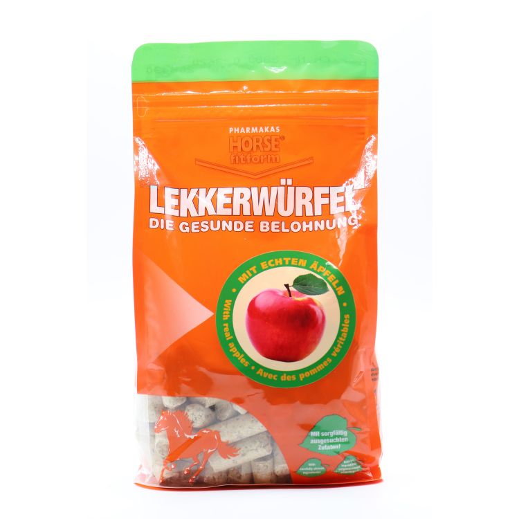 PHARMAKA LEKKERWURFEL APPEL 1 KG (Apple Cubes)