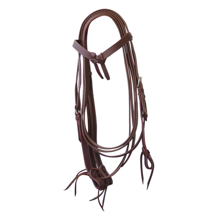 LAKOTA WESTERN BRIDLE WITH REINS FUTURITY BROWBAND