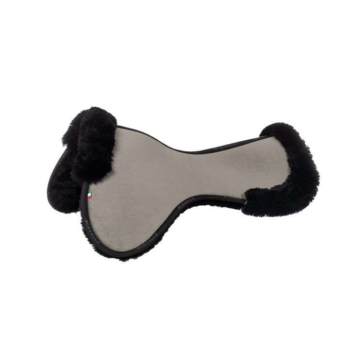 Close contact memory foam half pad full sheepskin
