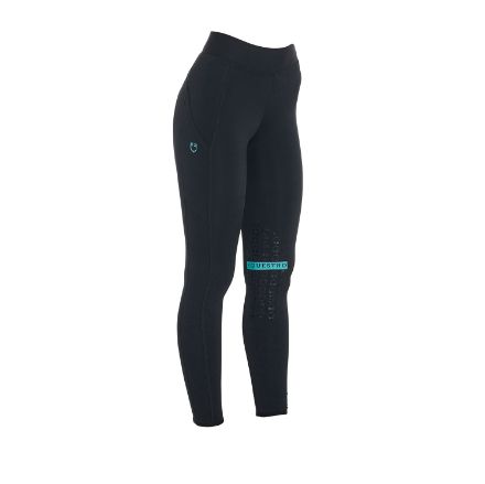 Women's slim fit stretch fabric leggings