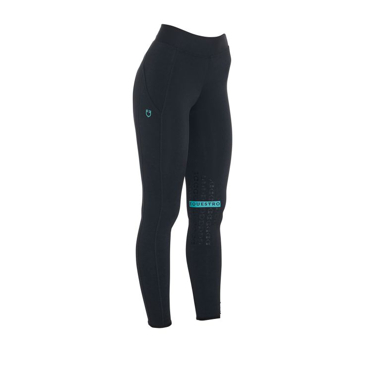 Women's slim fit stretch fabric leggings