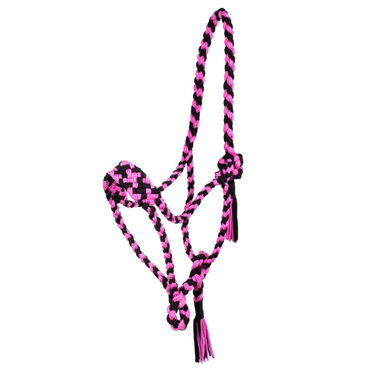 Braided nylon halter